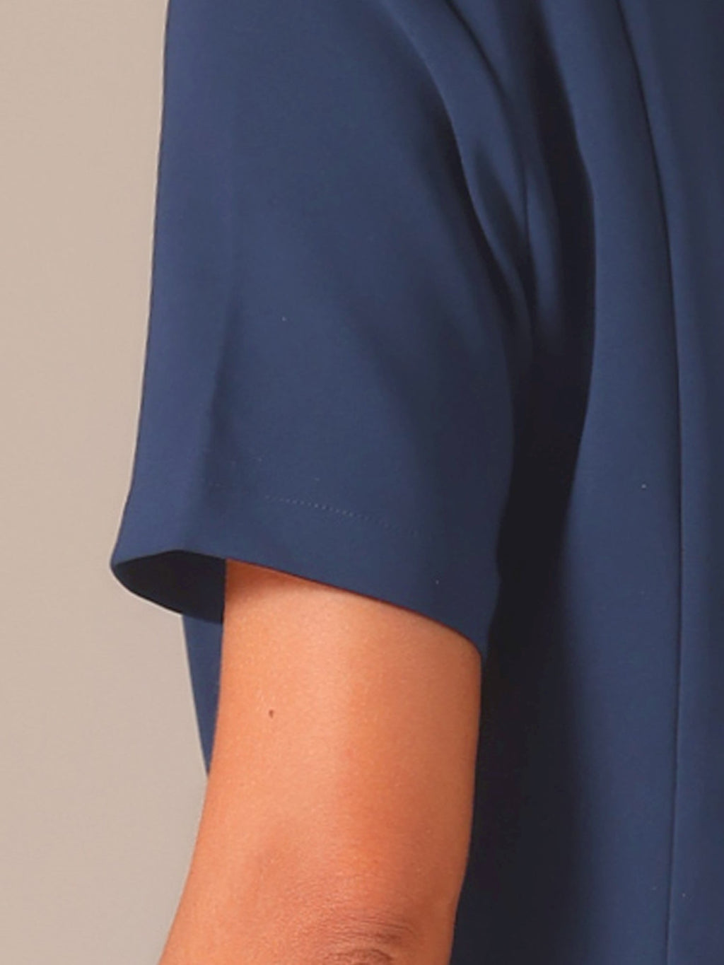 Short-Sleeve Solid Commute Blazer