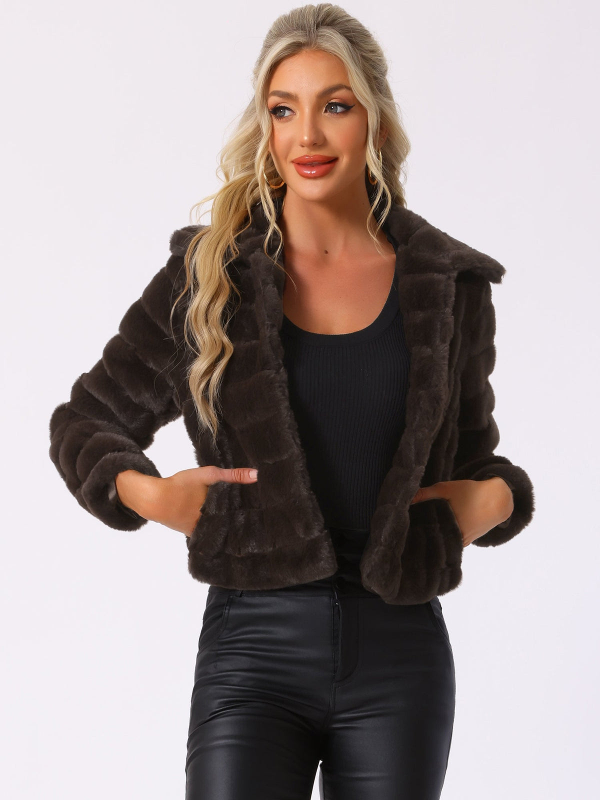 Puff Open Front Coat