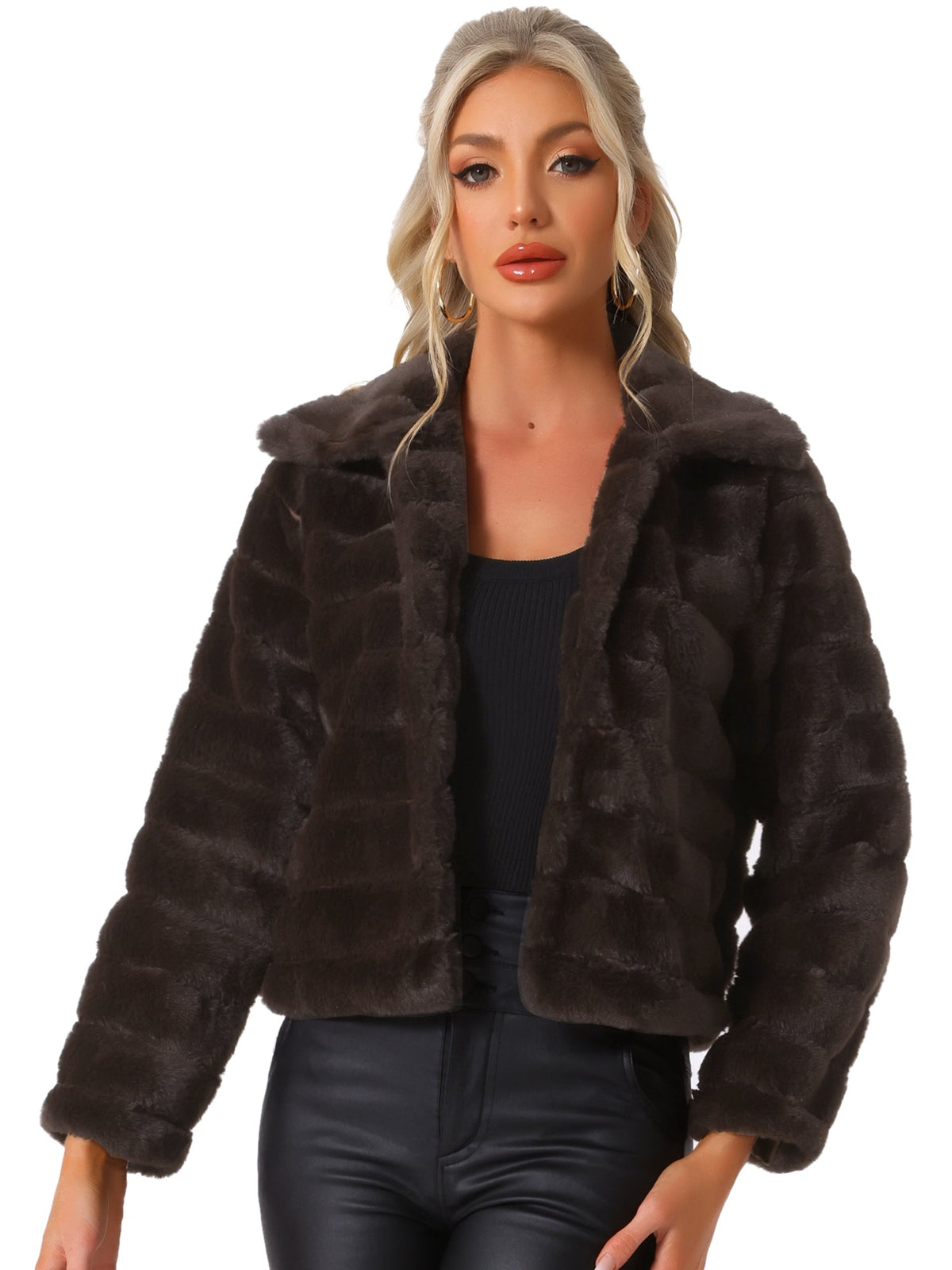 Puff Open Front Coat