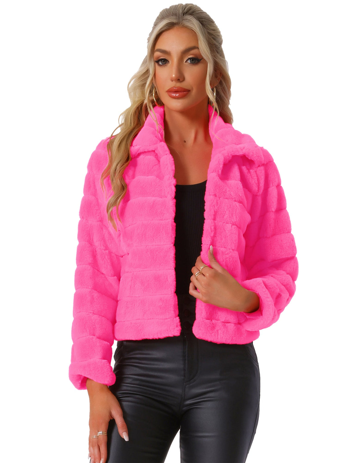 Puff Open Front Coat