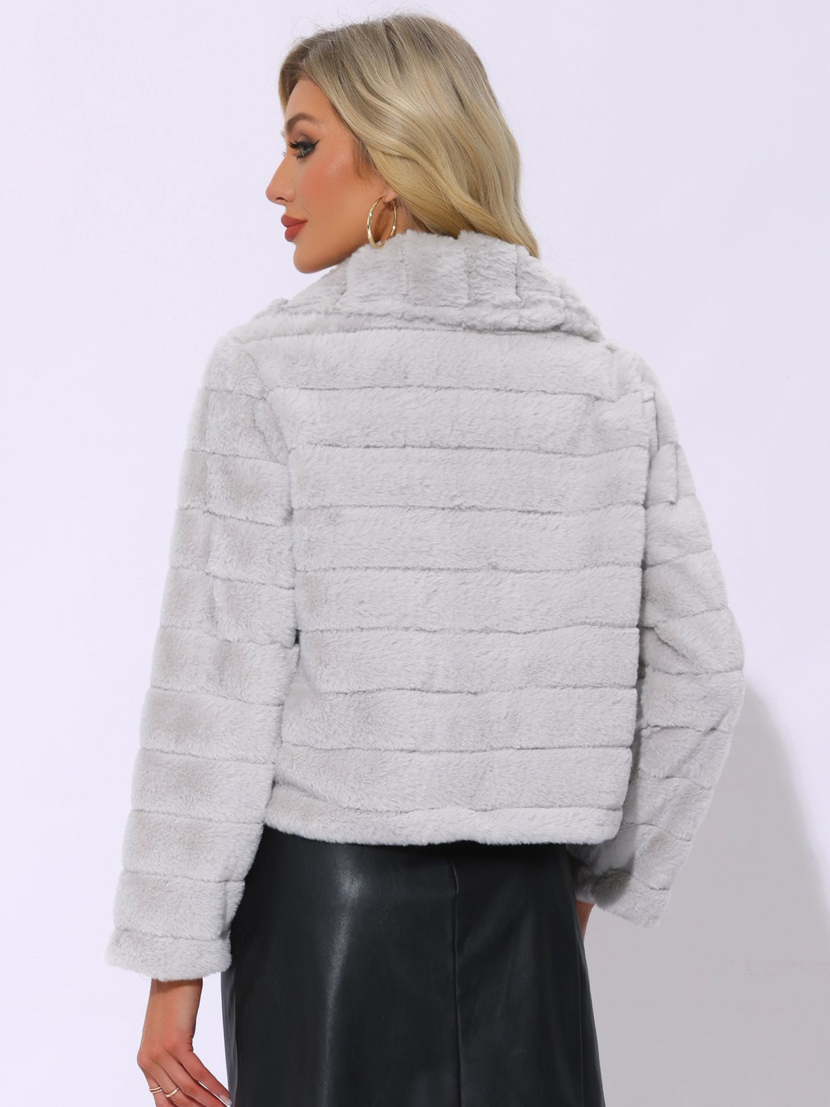 Puff Open Front Coat