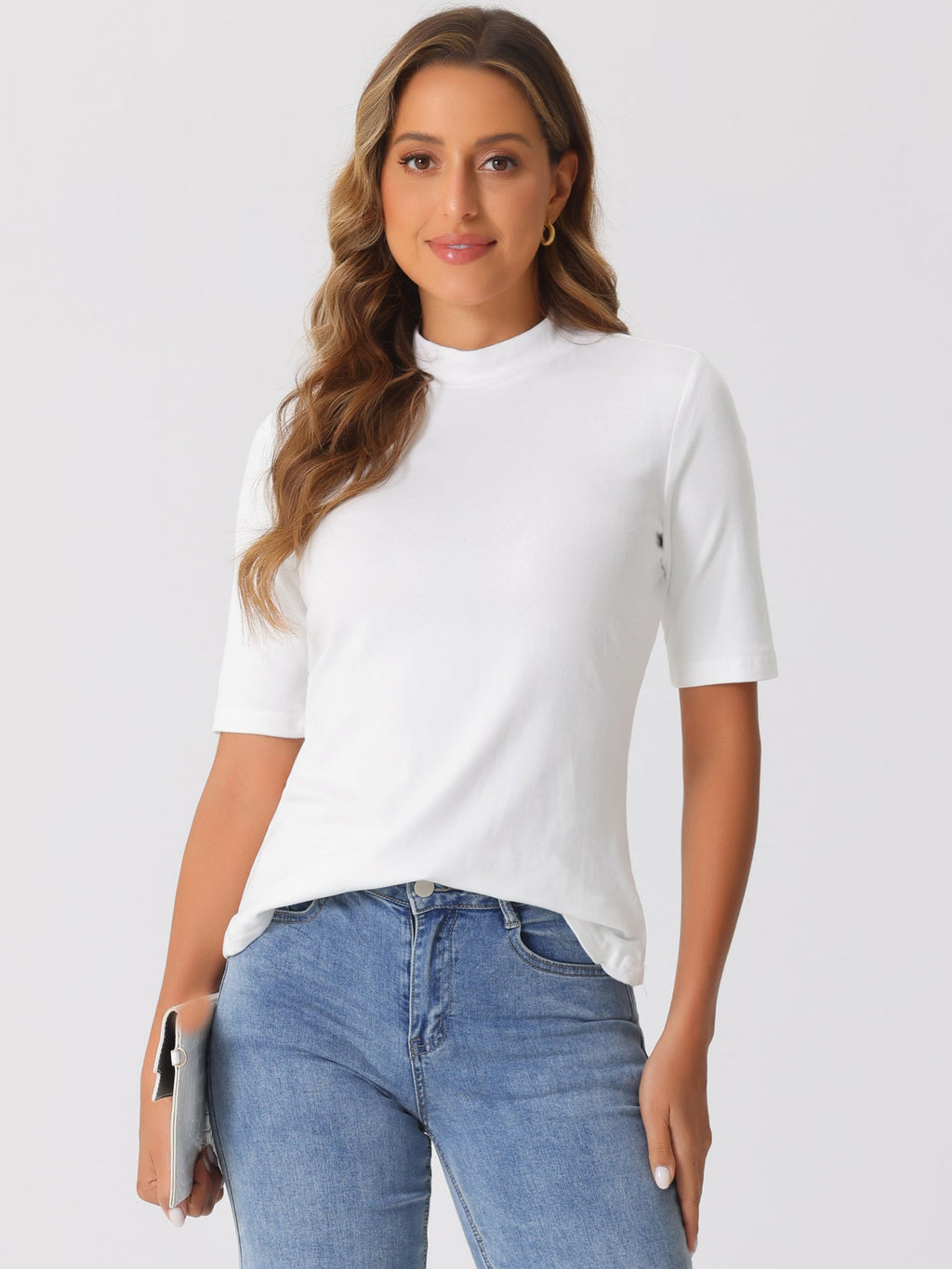 Year-Round Crew Neck Blouse
