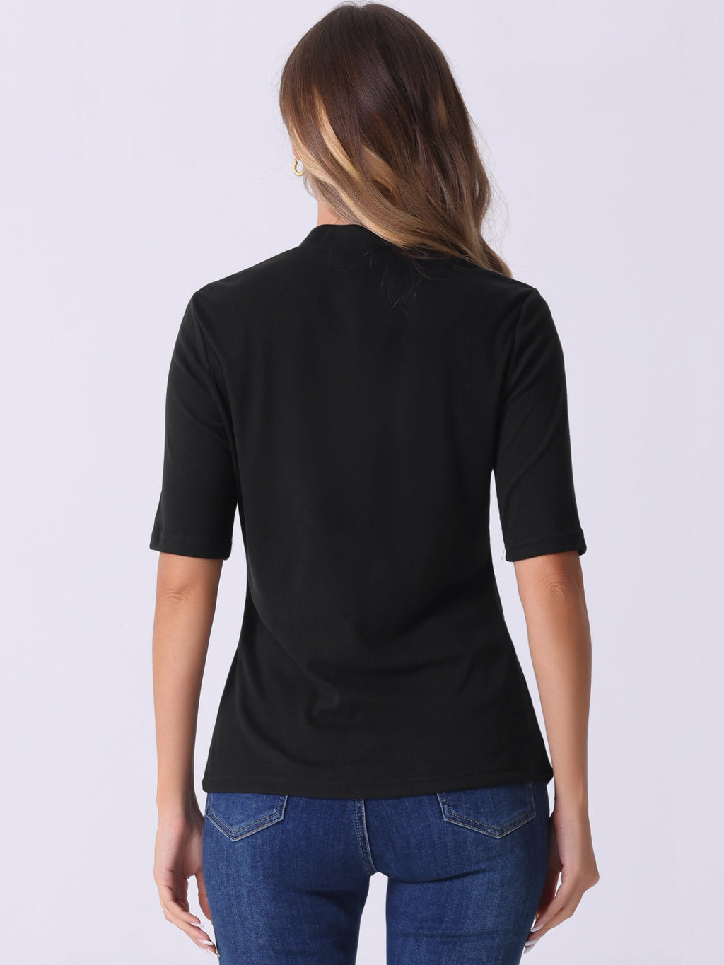 Year-Round Crew Neck Blouse