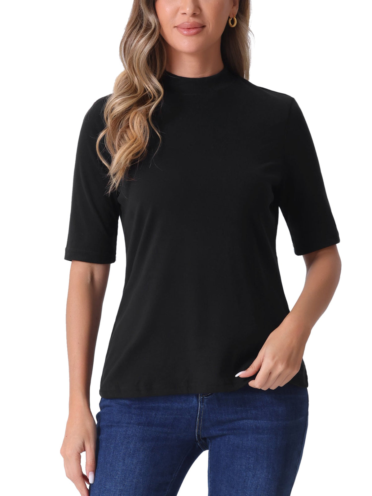 Year-Round Crew Neck Blouse