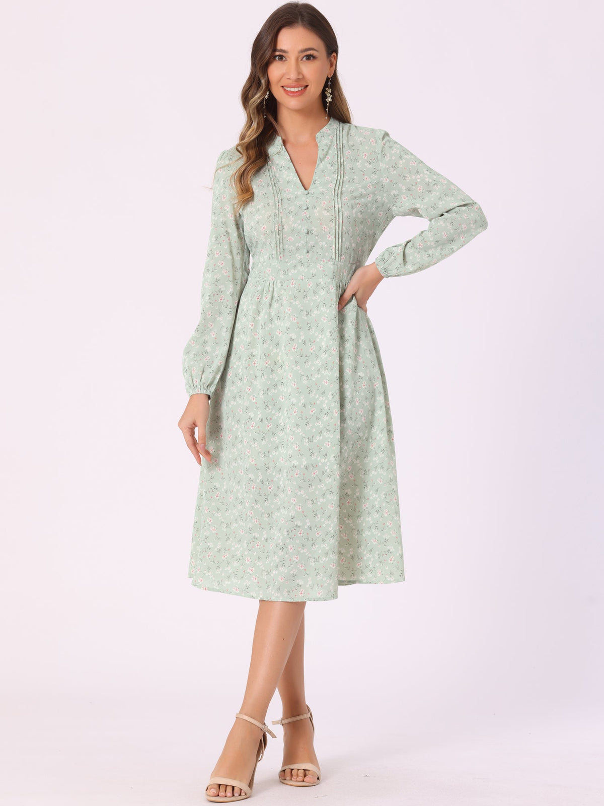Casual Polyester Holiday Dress