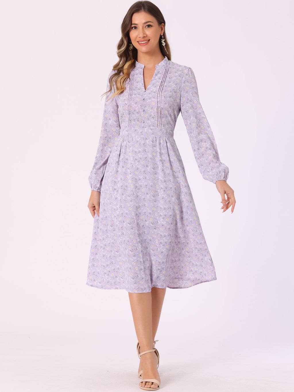 Casual Polyester Holiday Dress