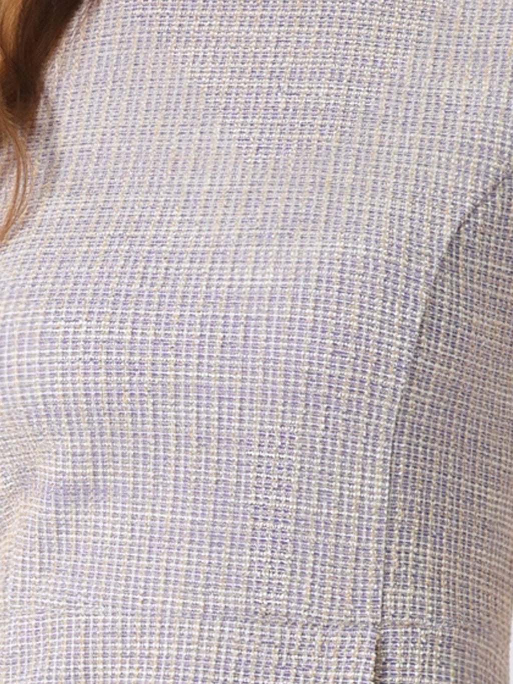 Plaid High-Waist Stretch Dress