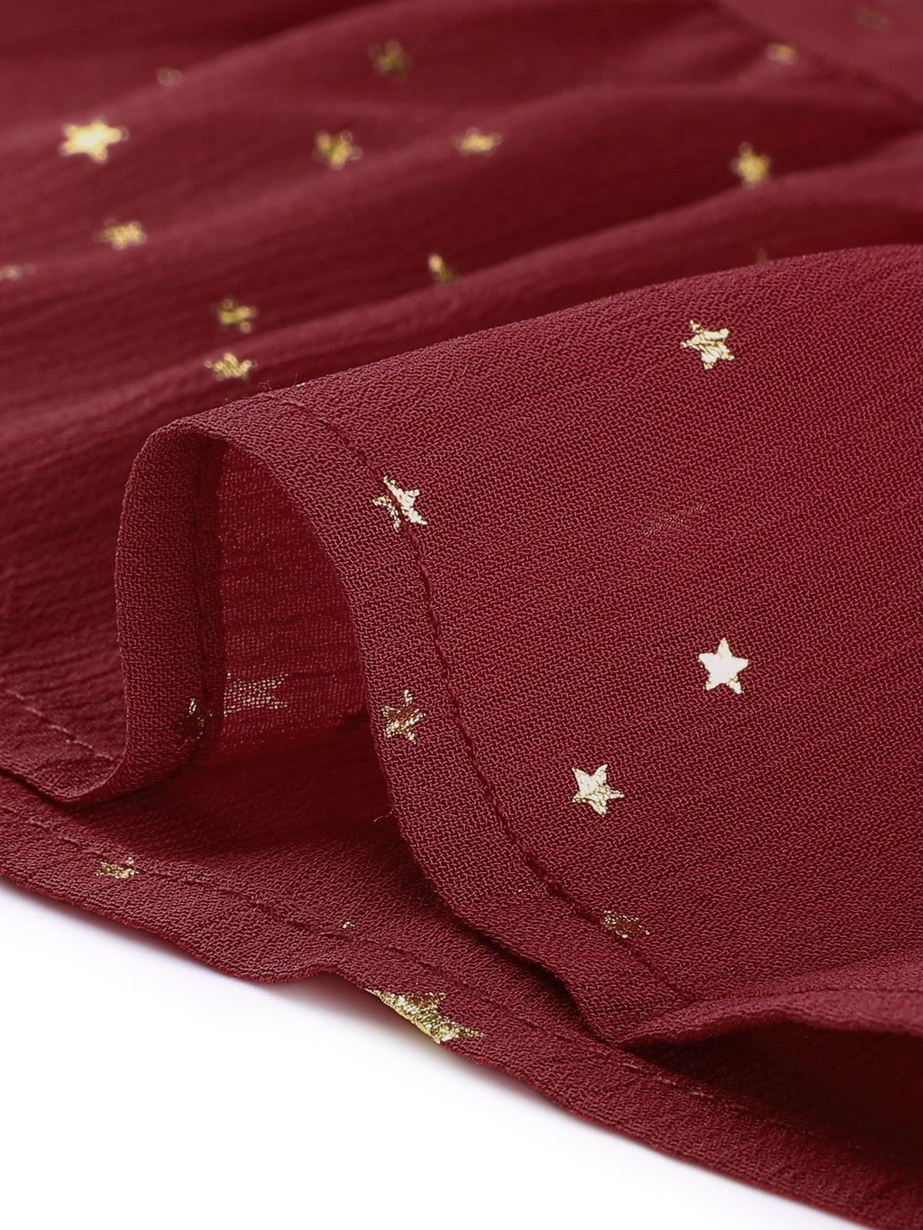 Star Print Sleeveless A-Line Dress