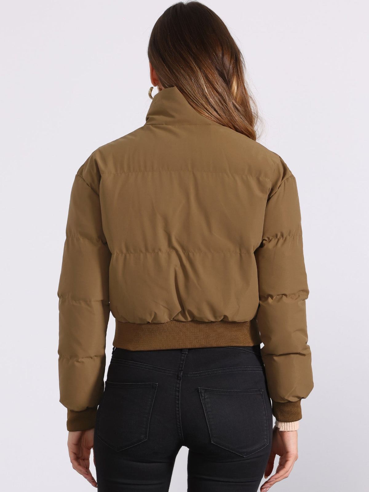 Fall-Winter Solid Long Sleeve Jacket