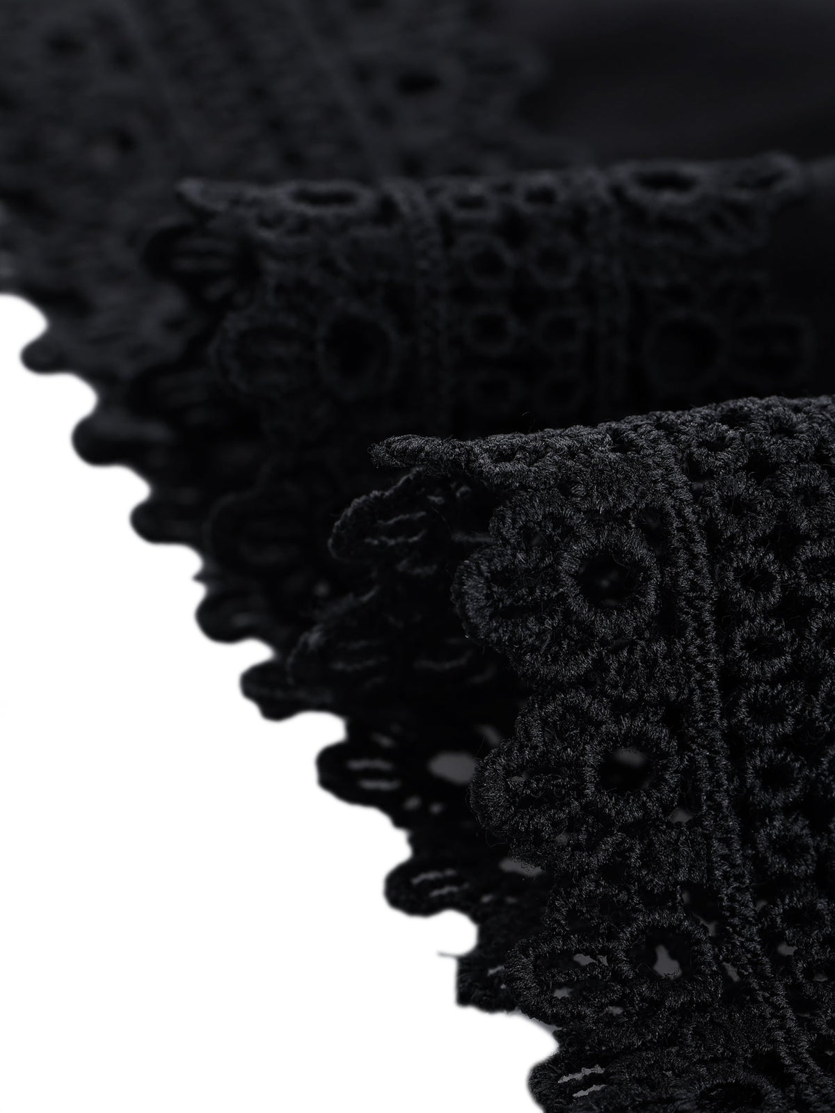 Crochet Lace Pleated Dress