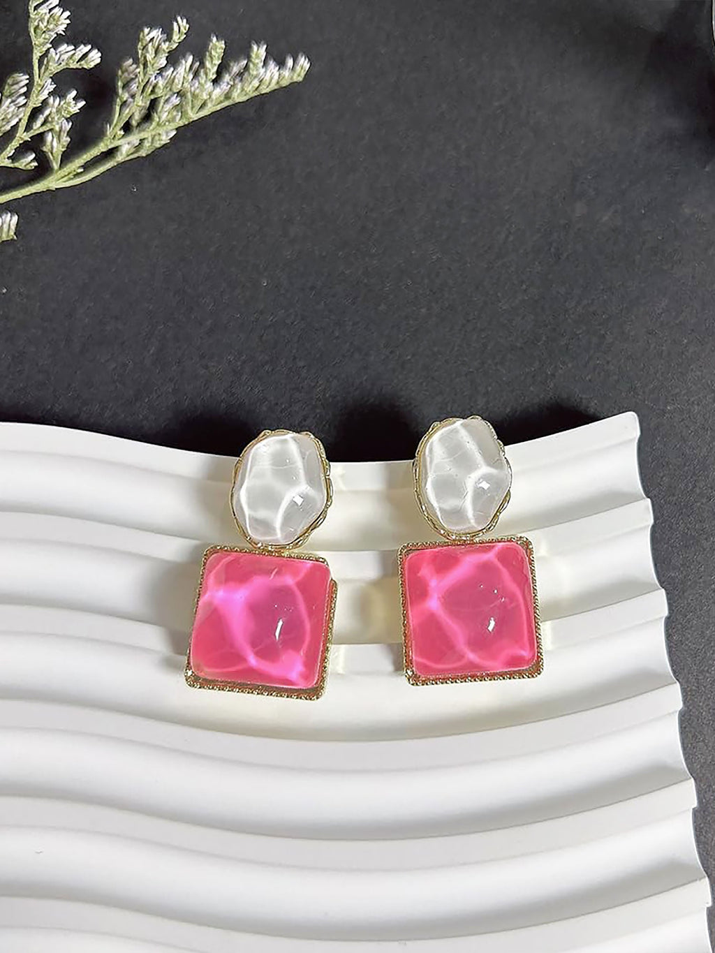 Copper Glaze Gradient Dangles