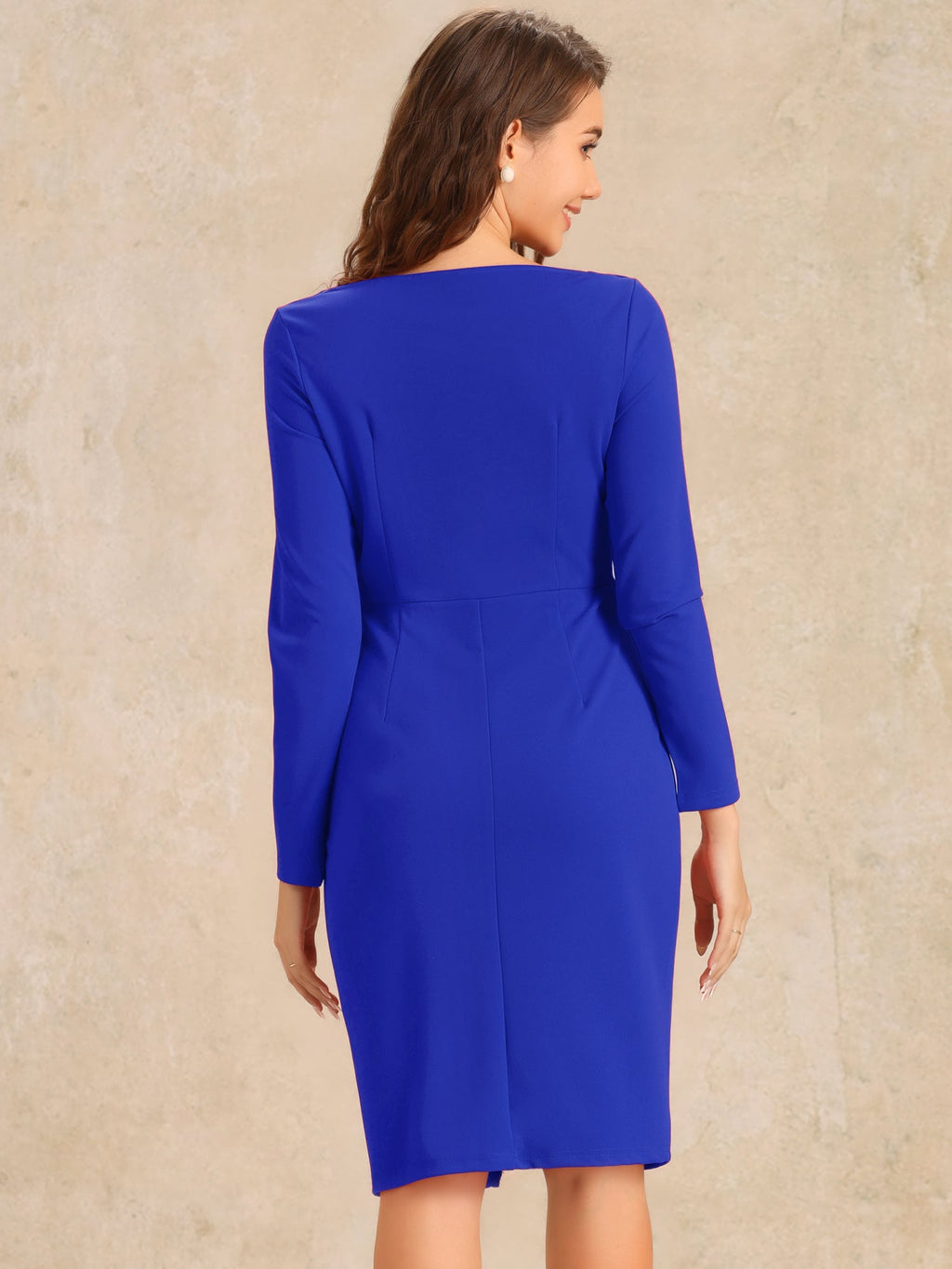 Casual Mid-Length Sheath Dress