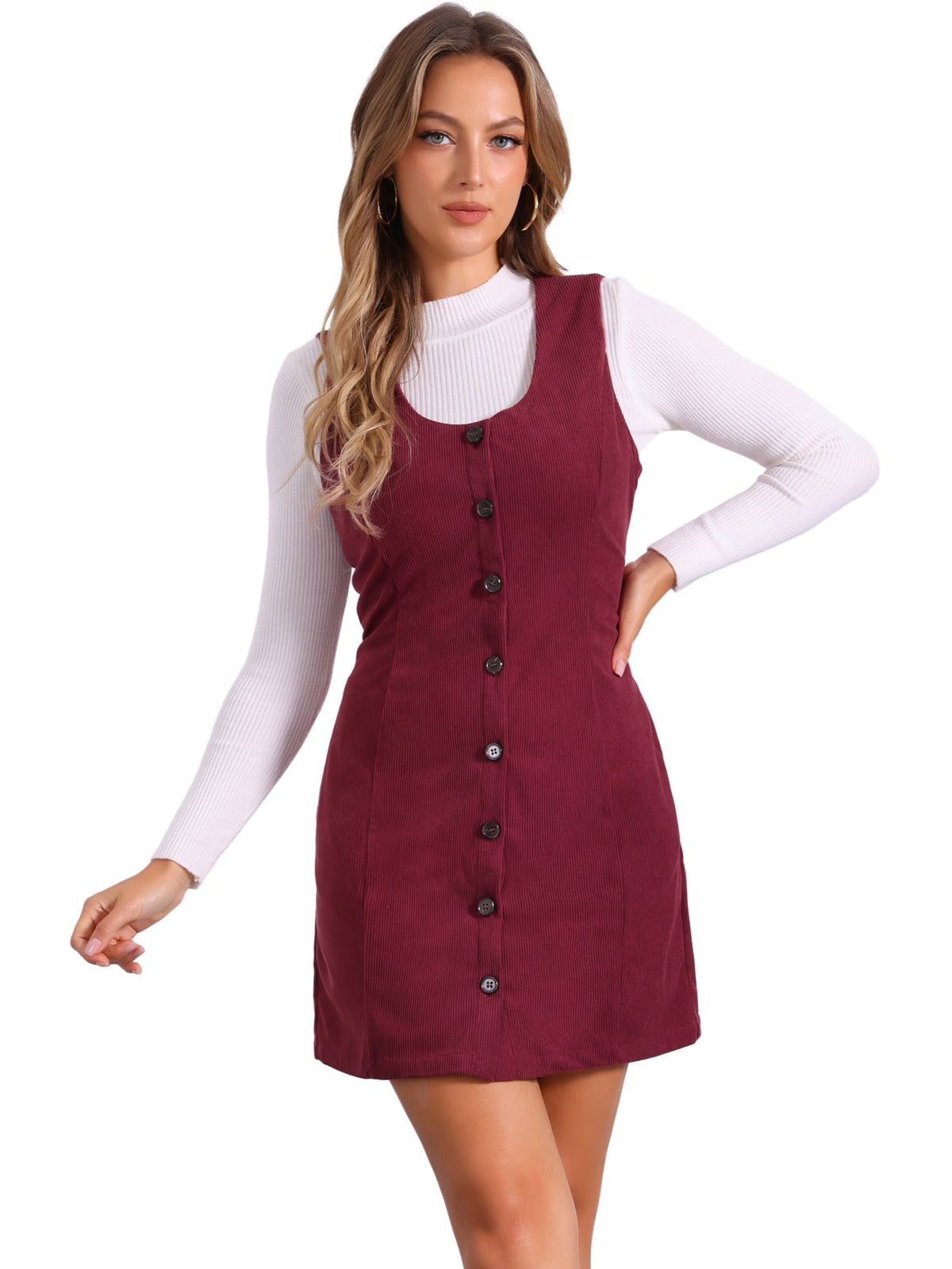 Scoop Neck Sleeveless Dress
