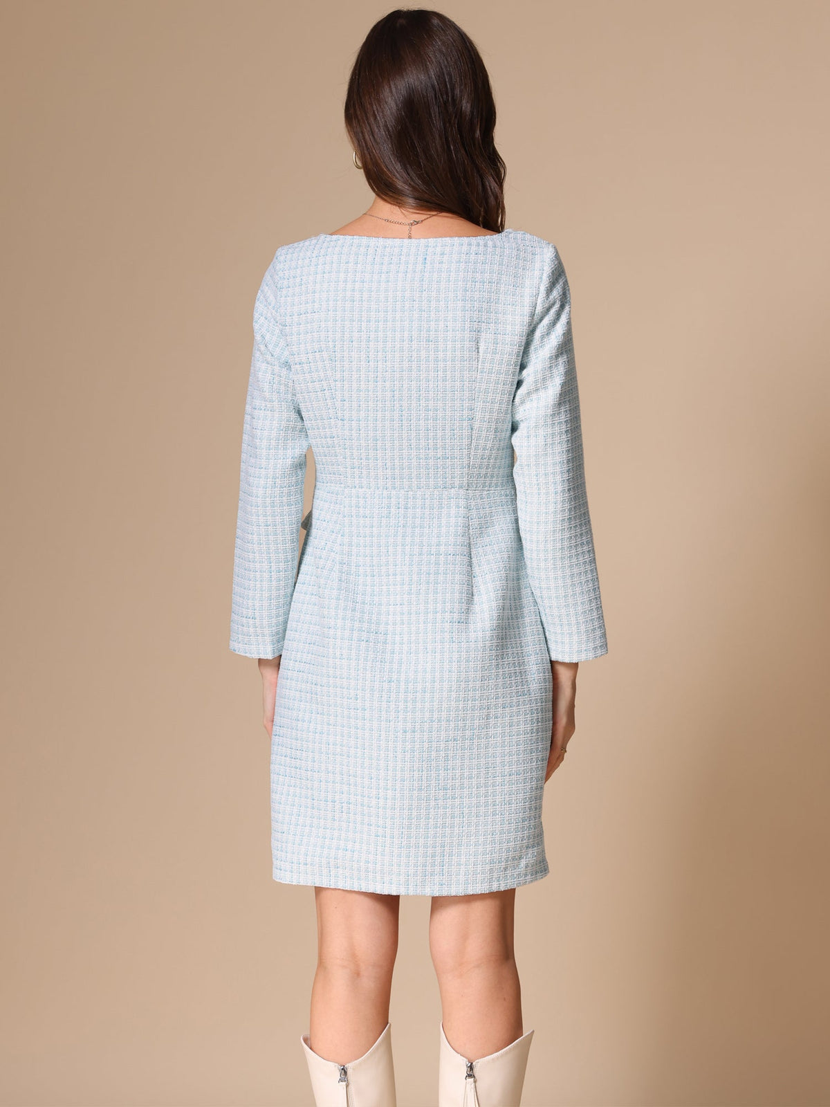 Casual Plaid Party Dress