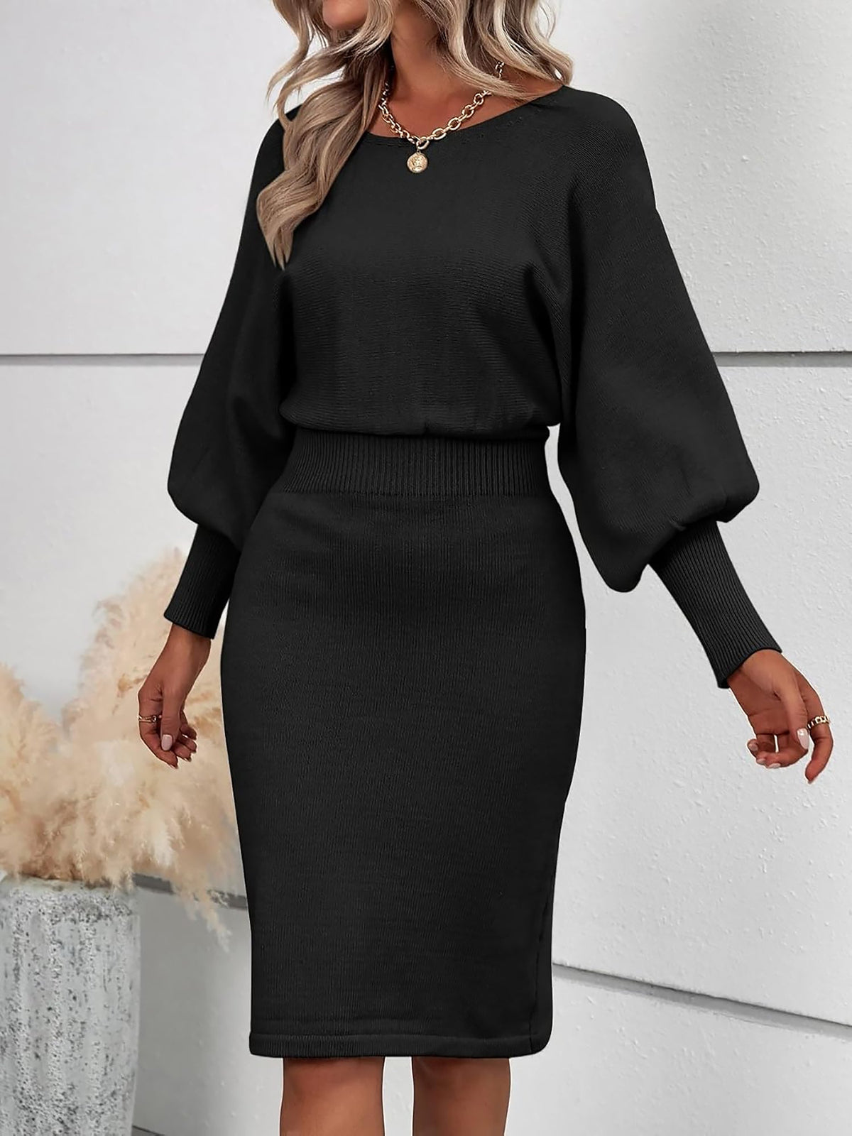 Minimalist Winter Long Dress