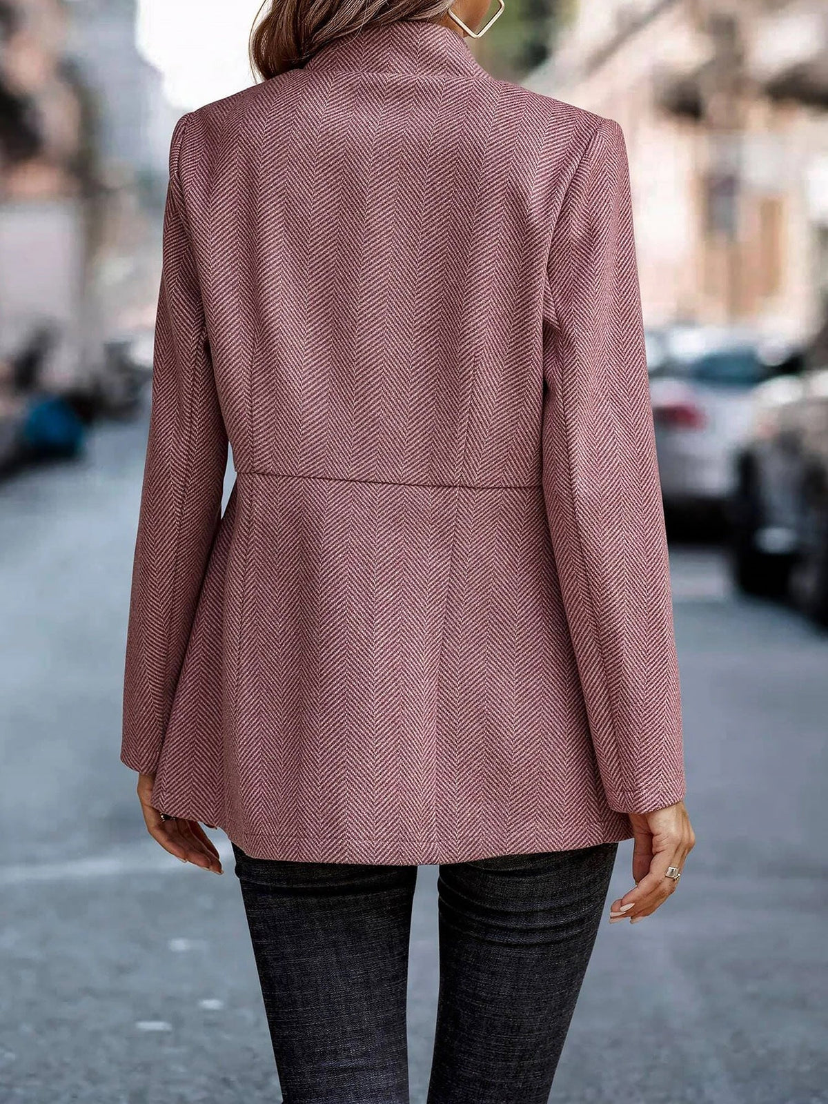 Classic Fit Solid Jacket