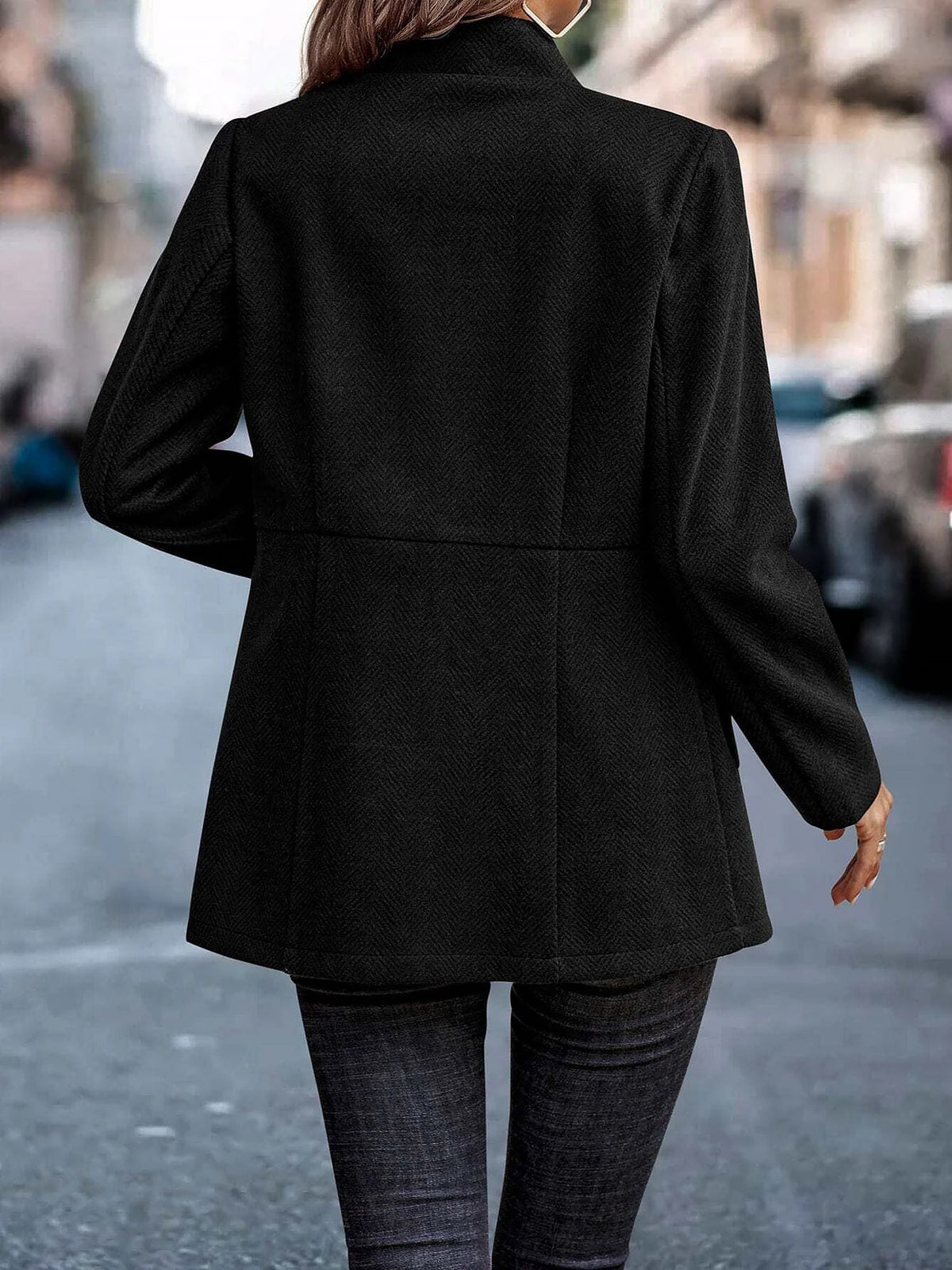 Classic Fit Solid Jacket