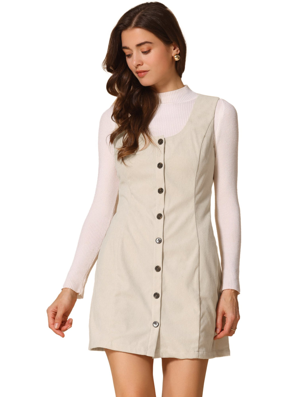 Scoop Neck Sleeveless Dress