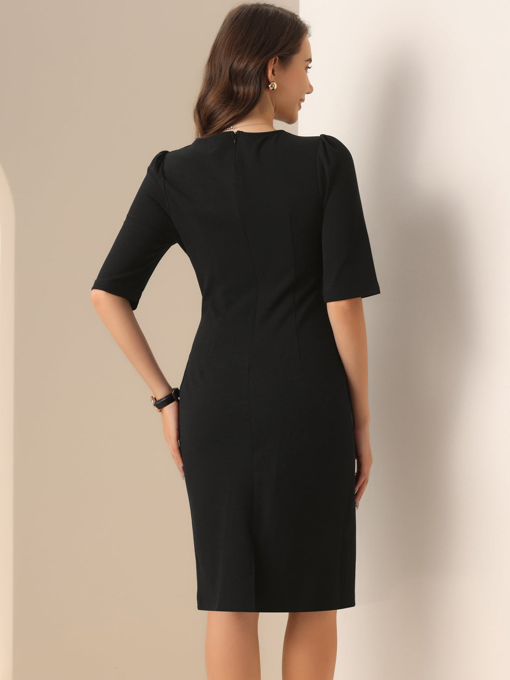 Stretch Office Sheath Dress