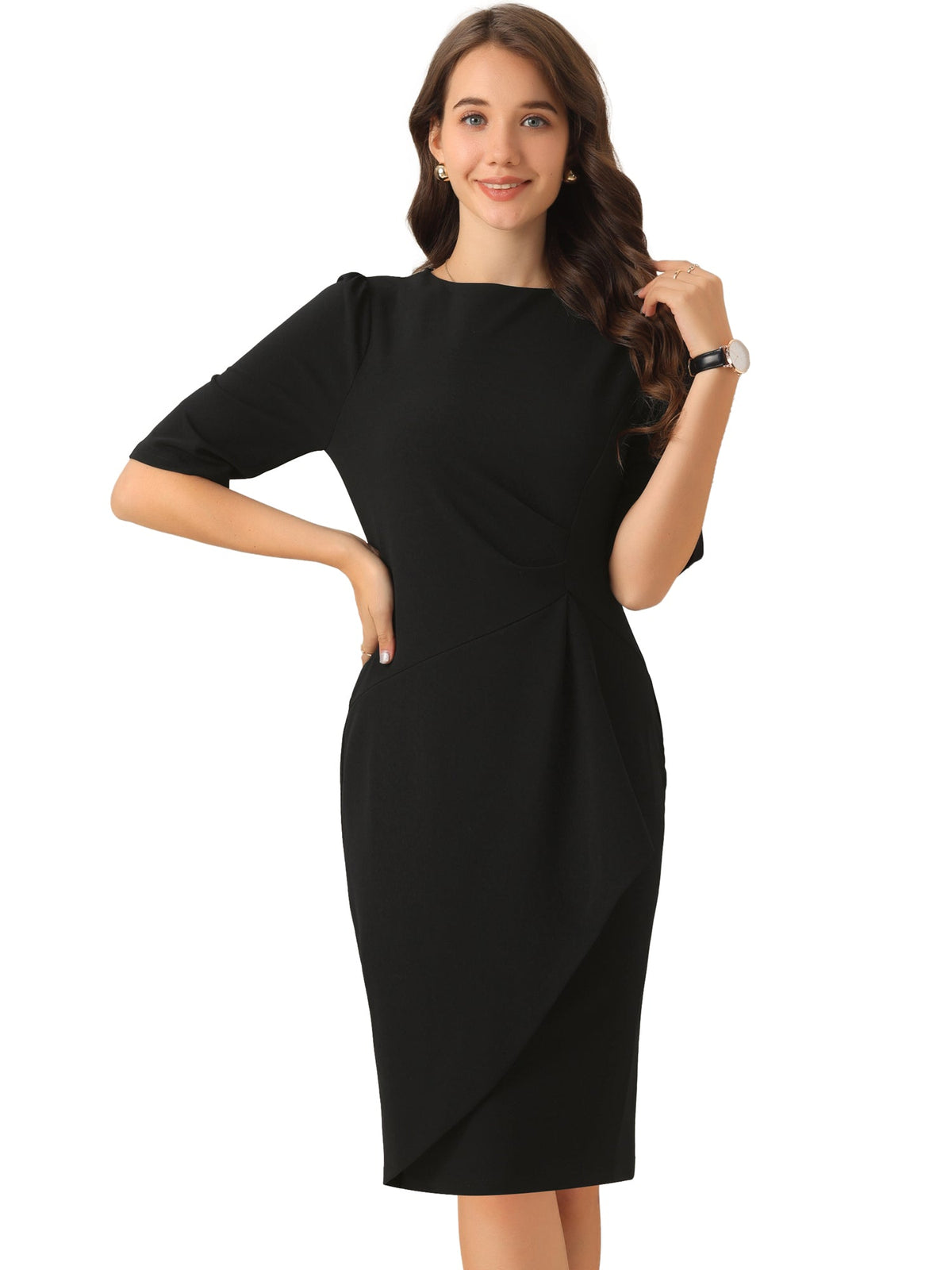 Stretch Office Sheath Dress