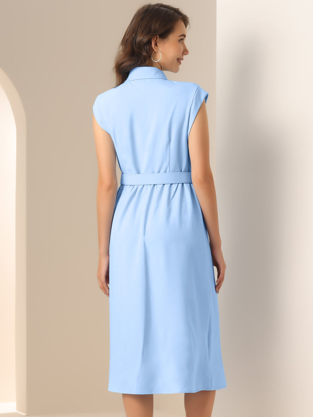 Lightweight Summer Short-Sleeve Dress