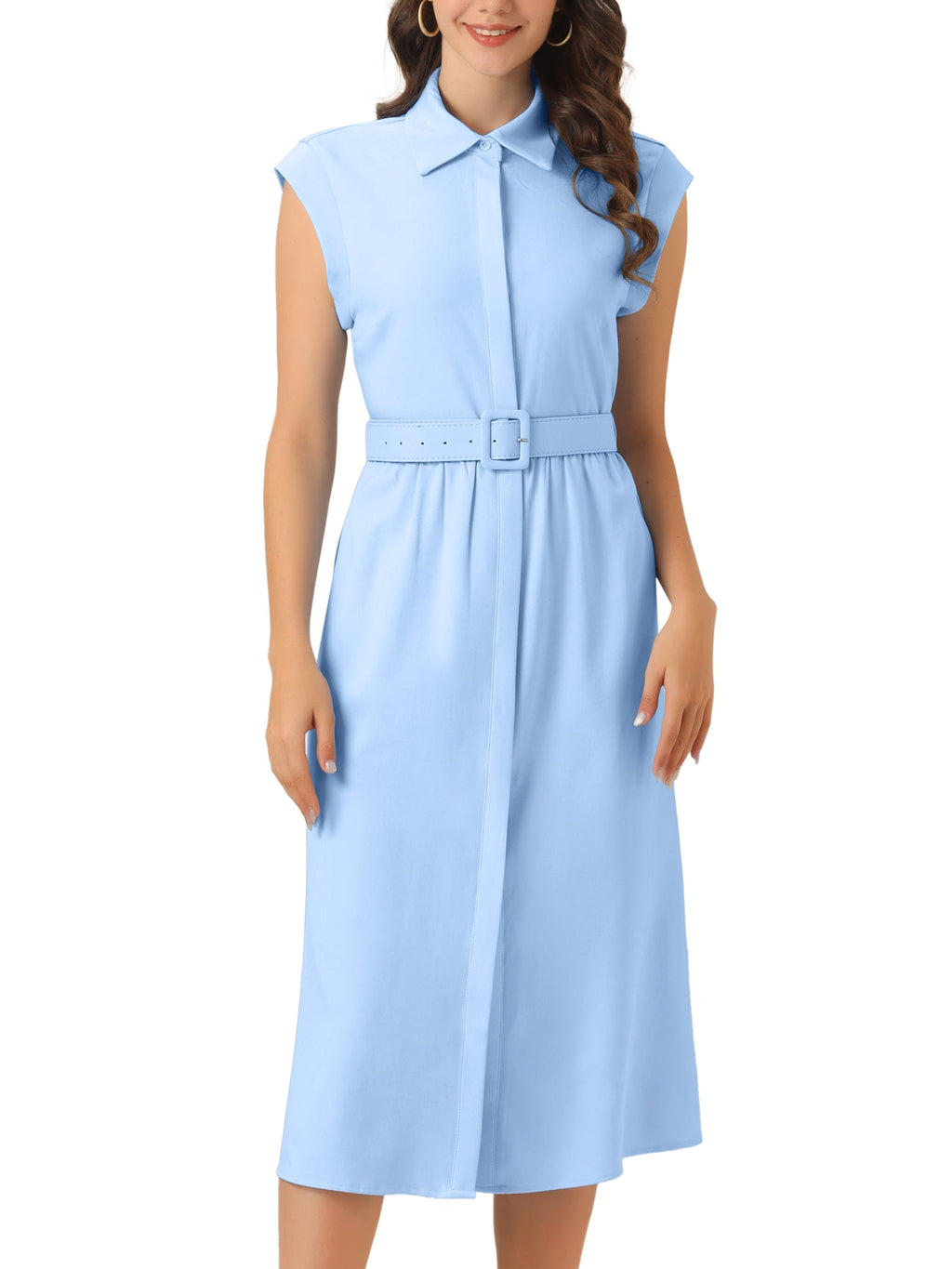Lightweight Summer Short-Sleeve Dress