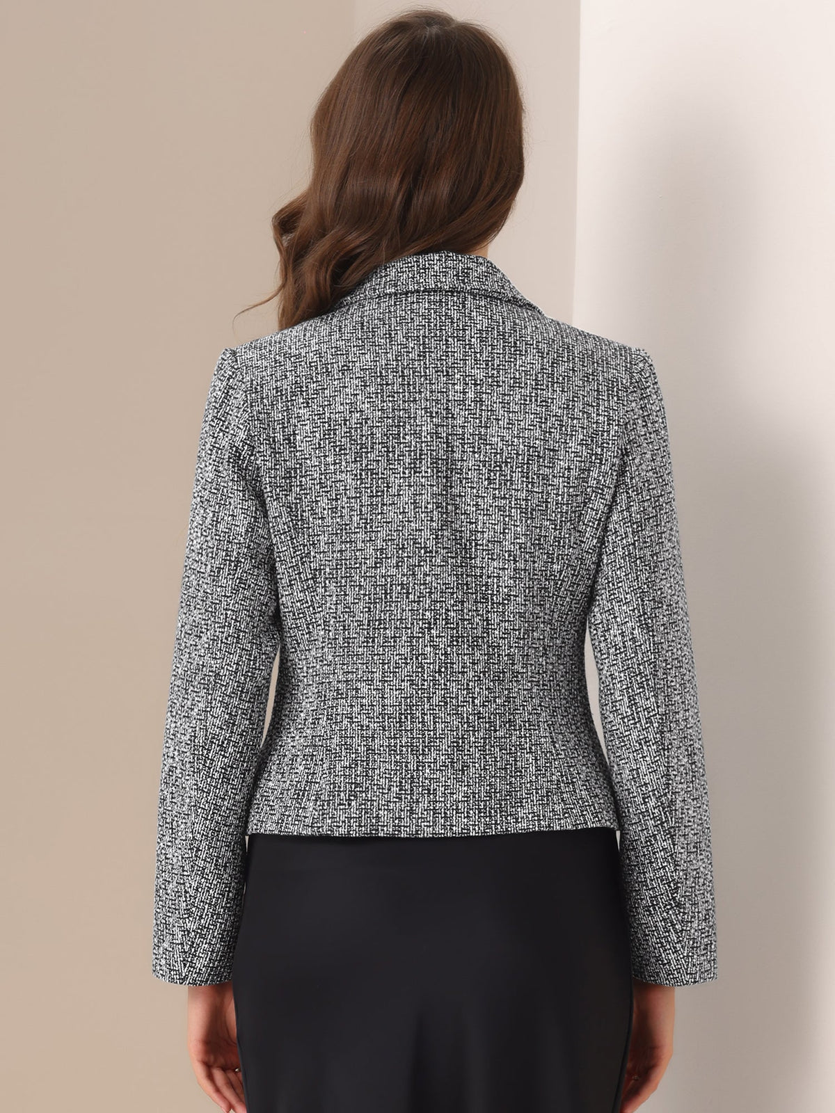 Regular Fit Dressy Plaid Blazer
