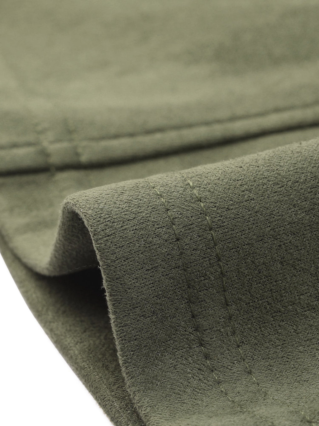 Stretch Solid Faux Suede Blazer