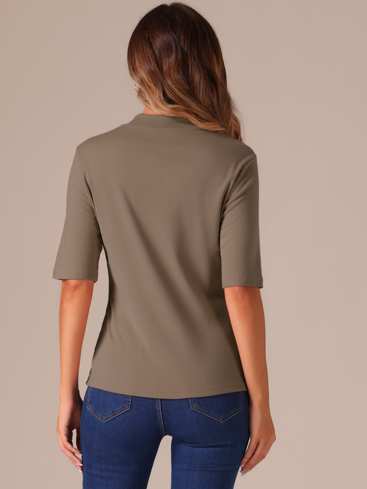 Year-Round Crew Neck Blouse