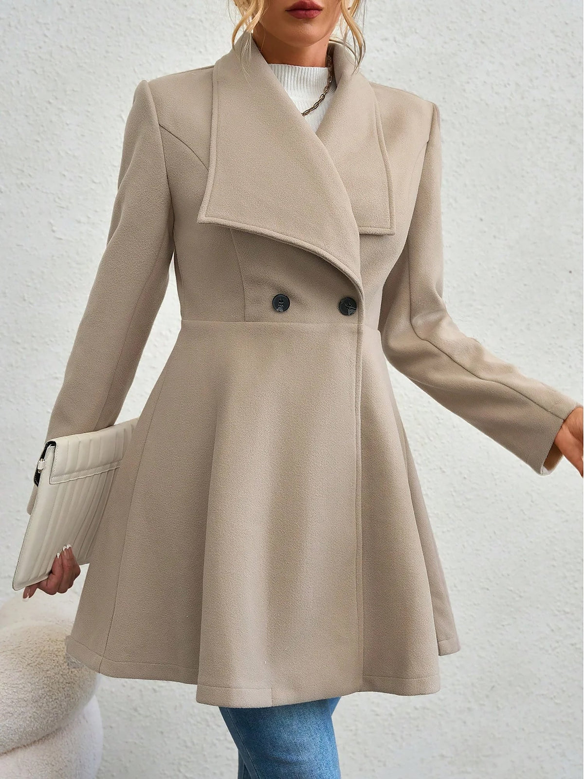 Lightweight Everyday Polyester Coat