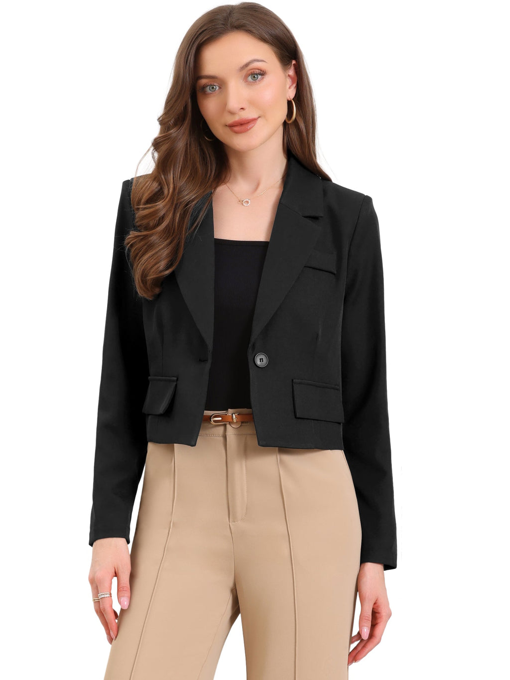 Workwear Stretch Long-Sleeve Blazer
