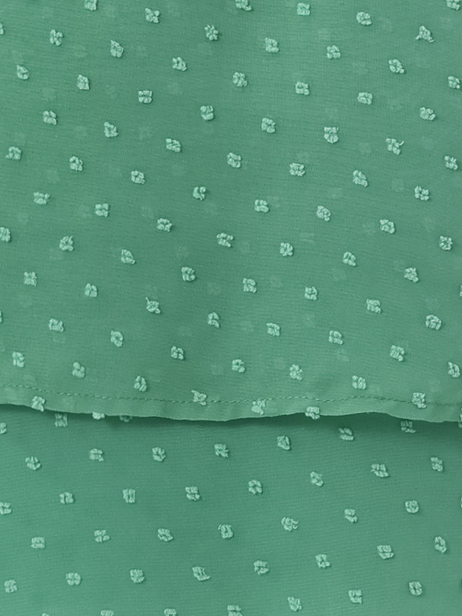 Half-Placket Button Dress