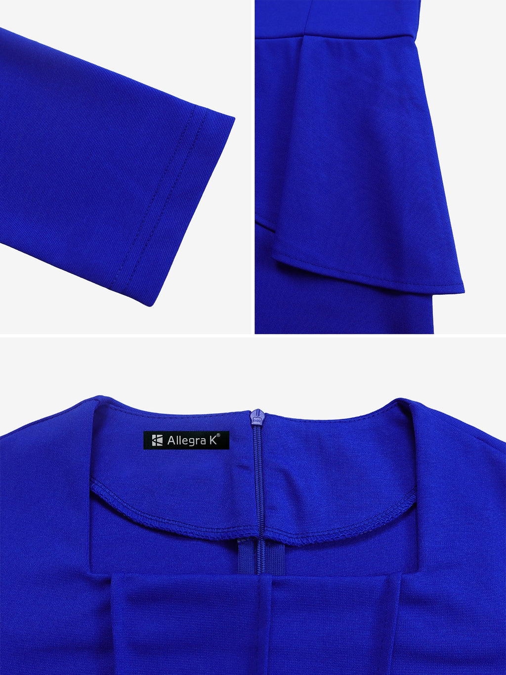 Solid Slim-Trim Fall/Spring Dress