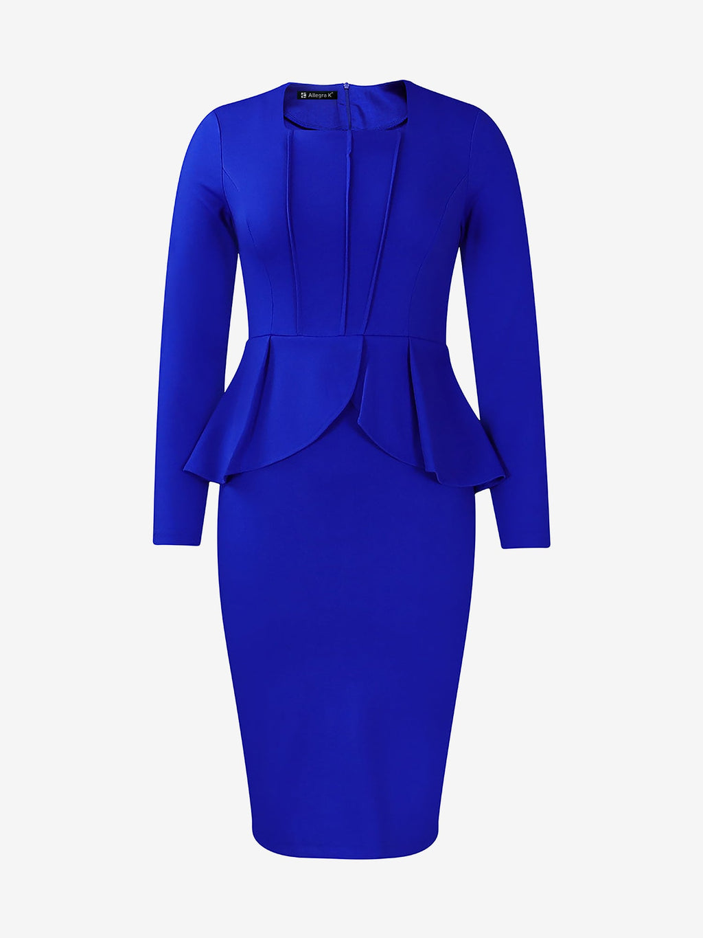 Solid Slim-Trim Fall/Spring Dress