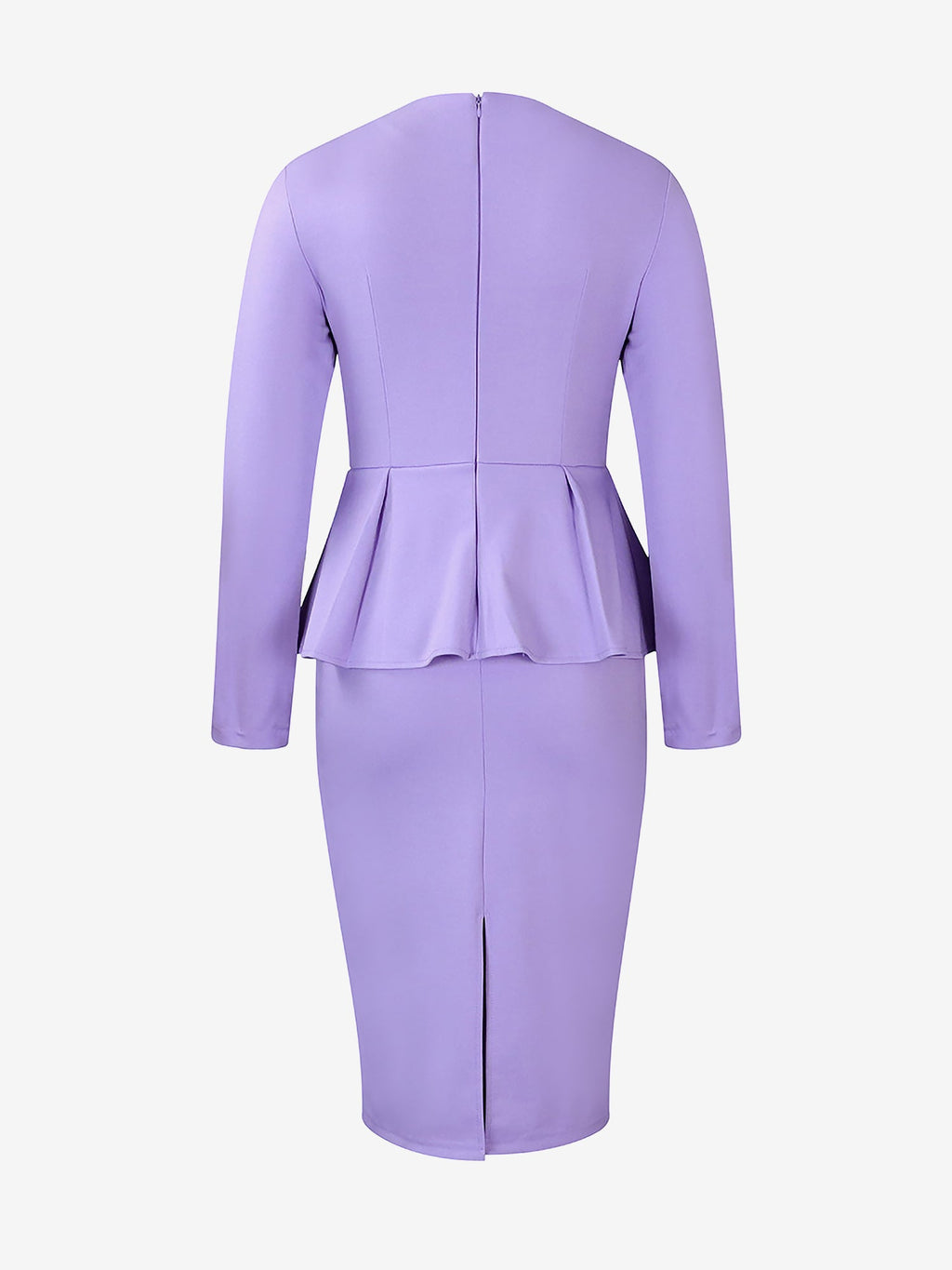 Solid Slim-Trim Fall/Spring Dress