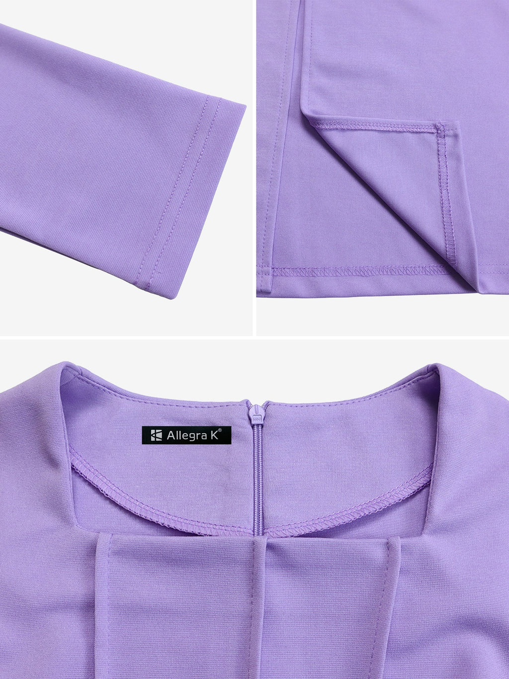 Solid Slim-Trim Fall/Spring Dress