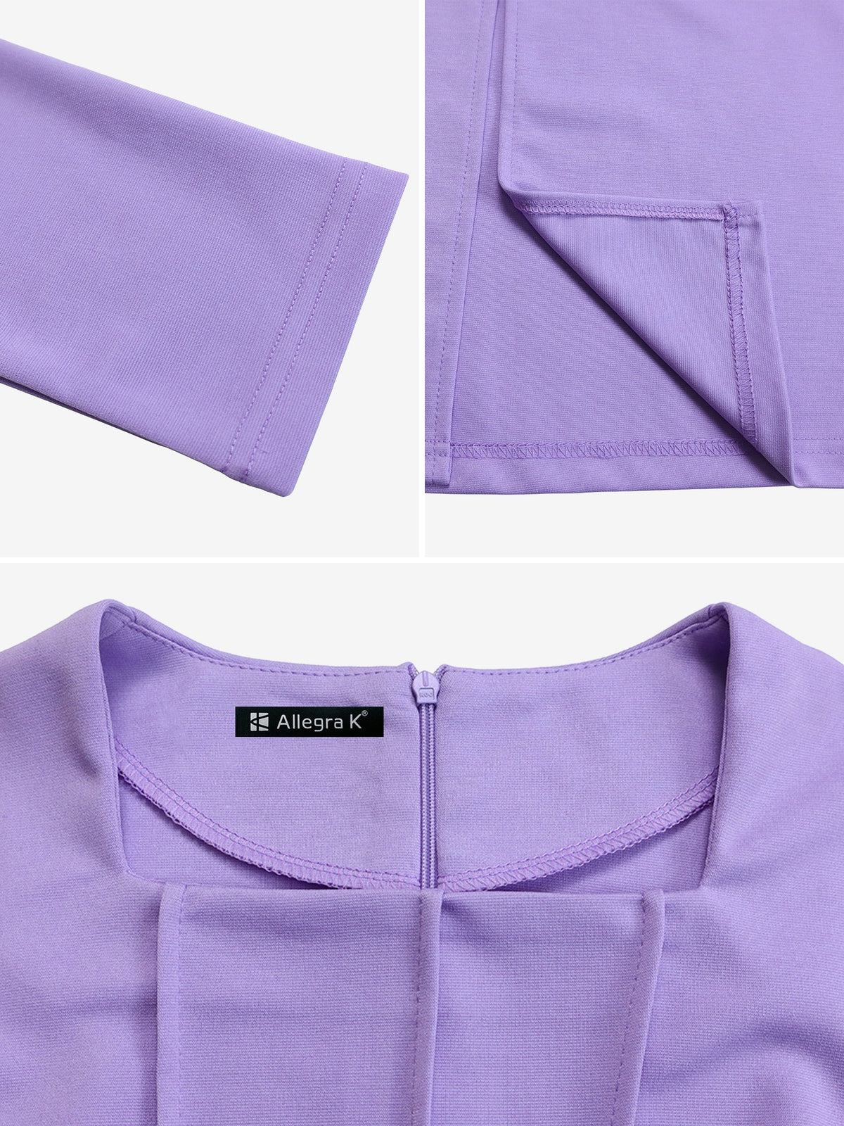 Solid Slim-Trim Fall/Spring Dress