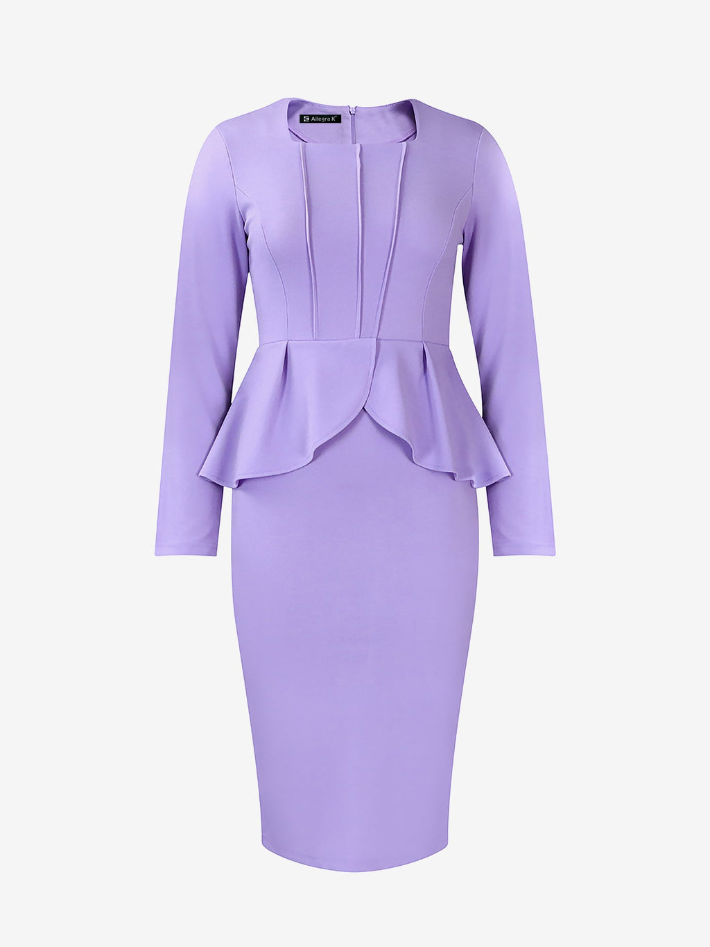 Solid Slim-Trim Fall/Spring Dress