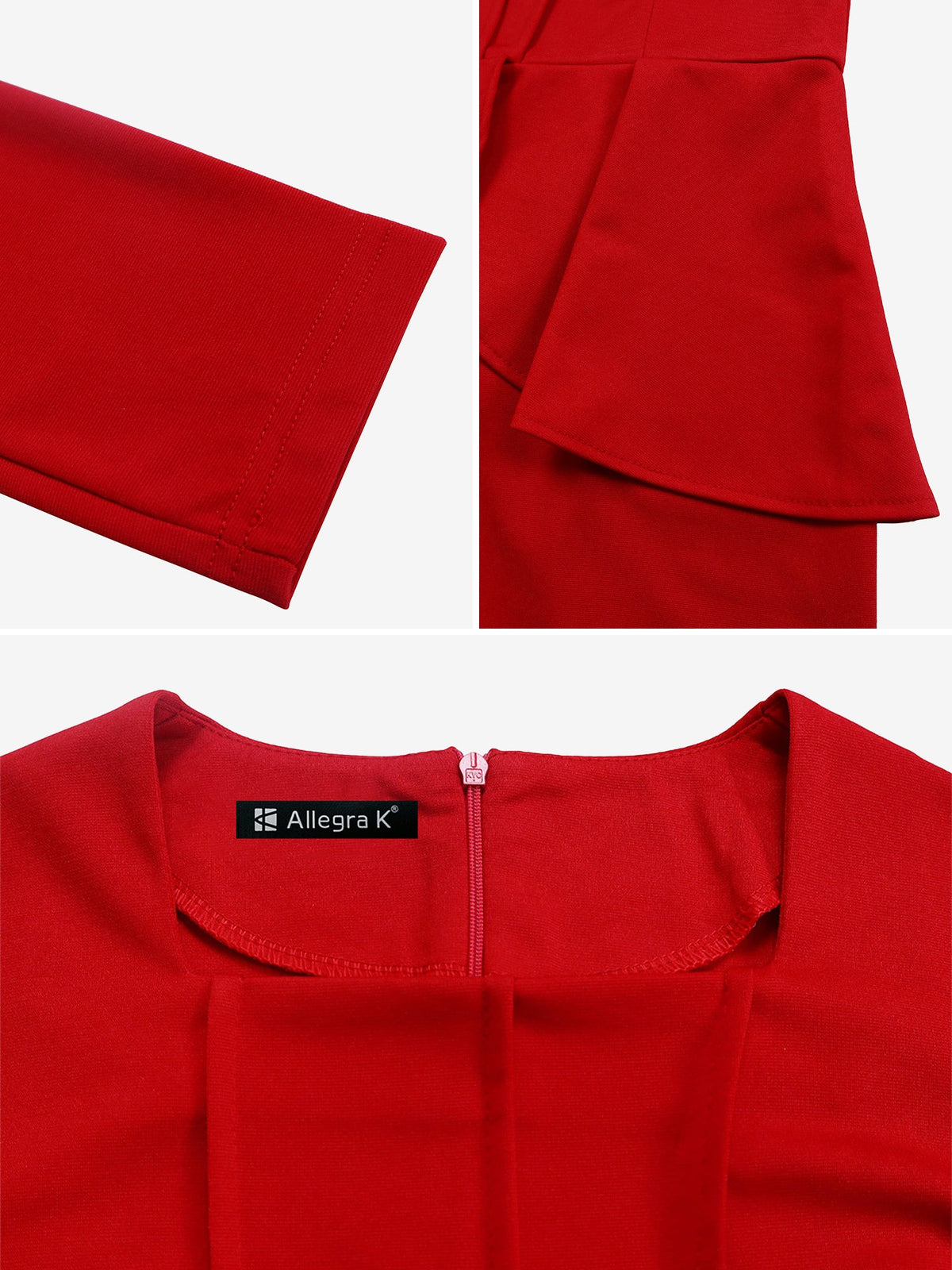 Solid Slim-Trim Fall/Spring Dress