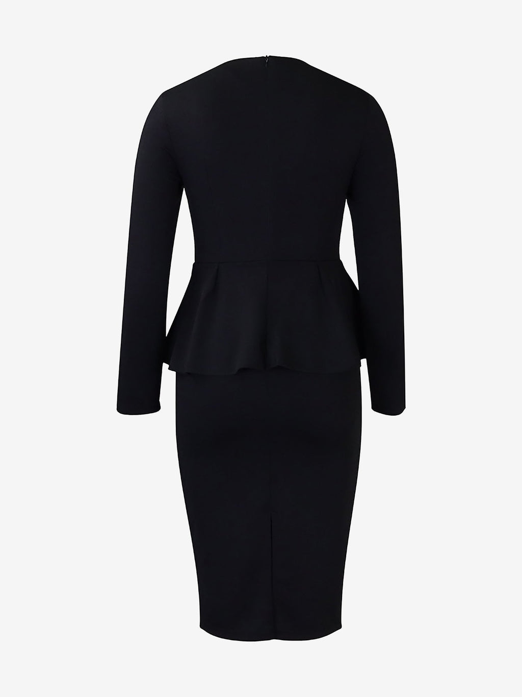 Solid Slim-Trim Fall/Spring Dress