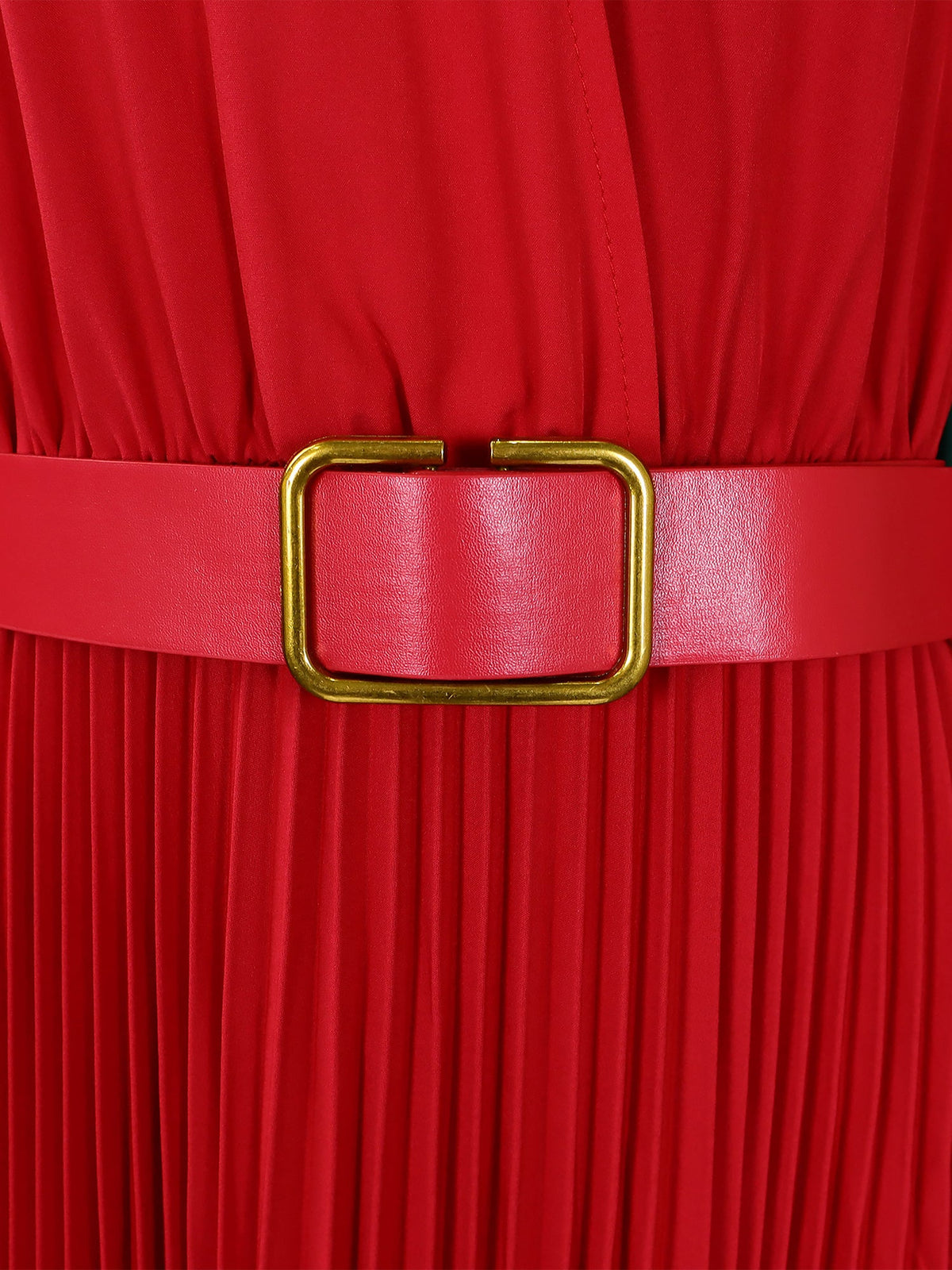 Polyester-Spandex Office Dress