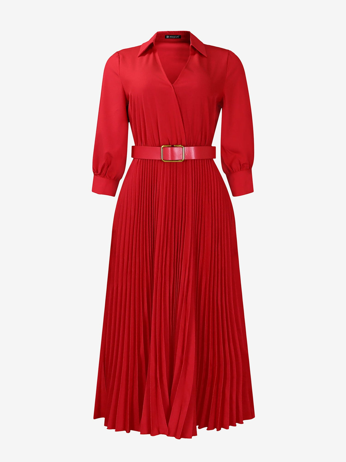 Polyester-Spandex Office Dress
