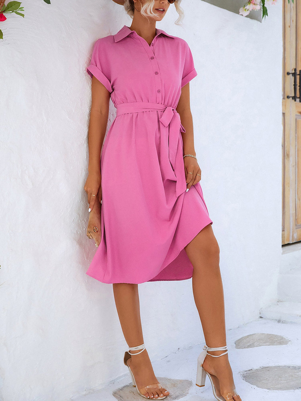 Short-Sleeve Casual Summer Dress