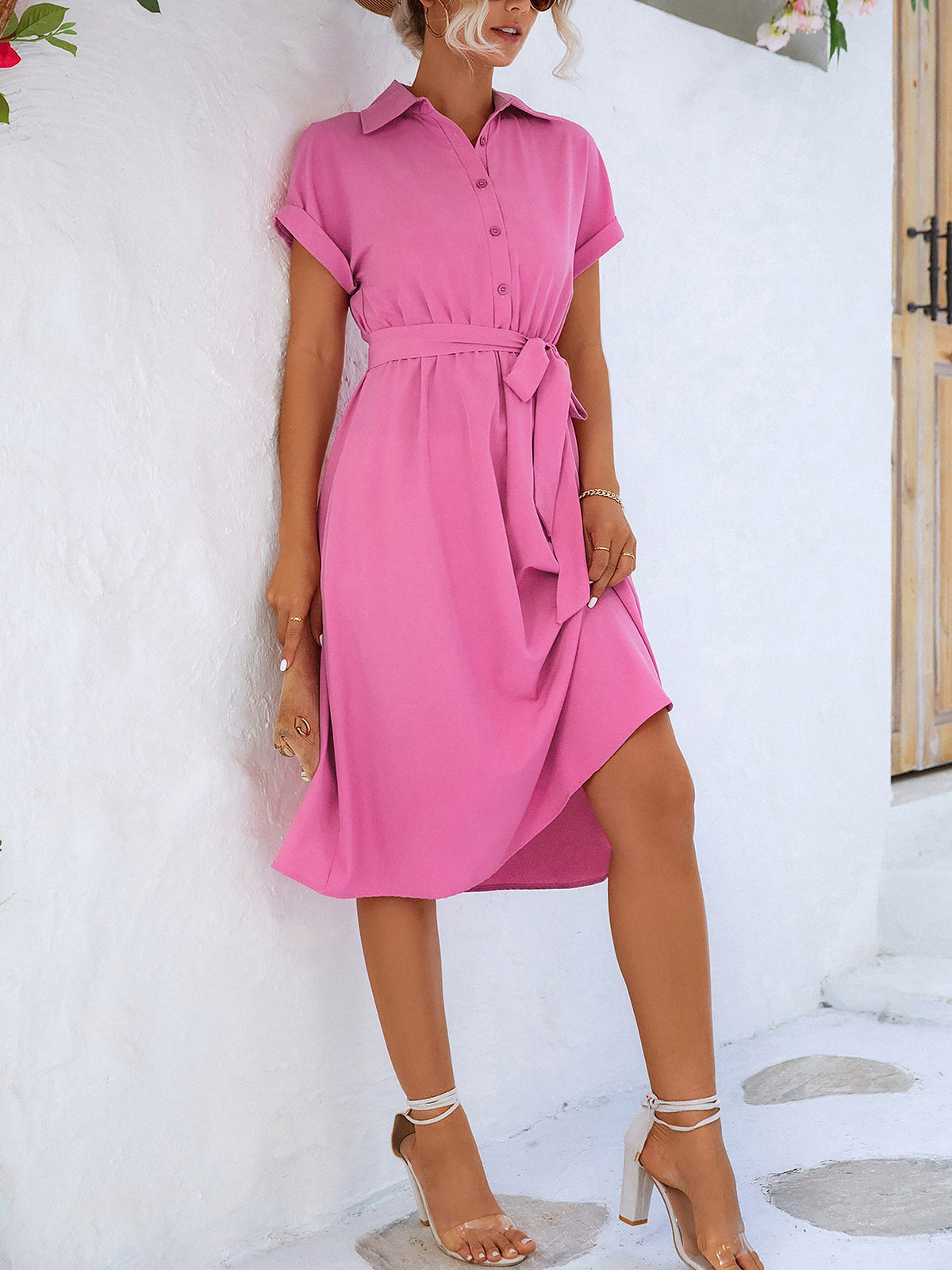 Short-Sleeve Casual Summer Dress