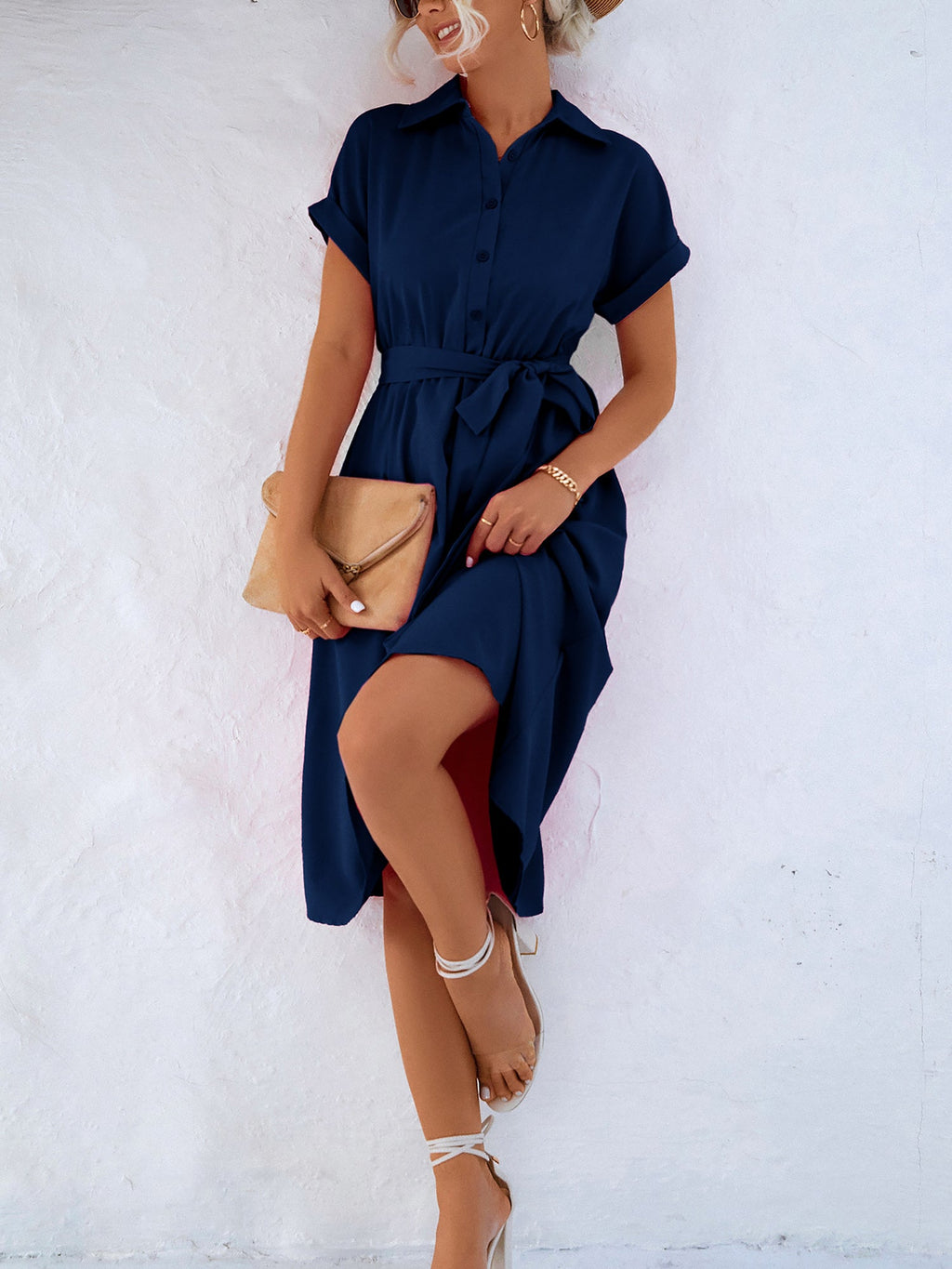 Short-Sleeve Casual Summer Dress