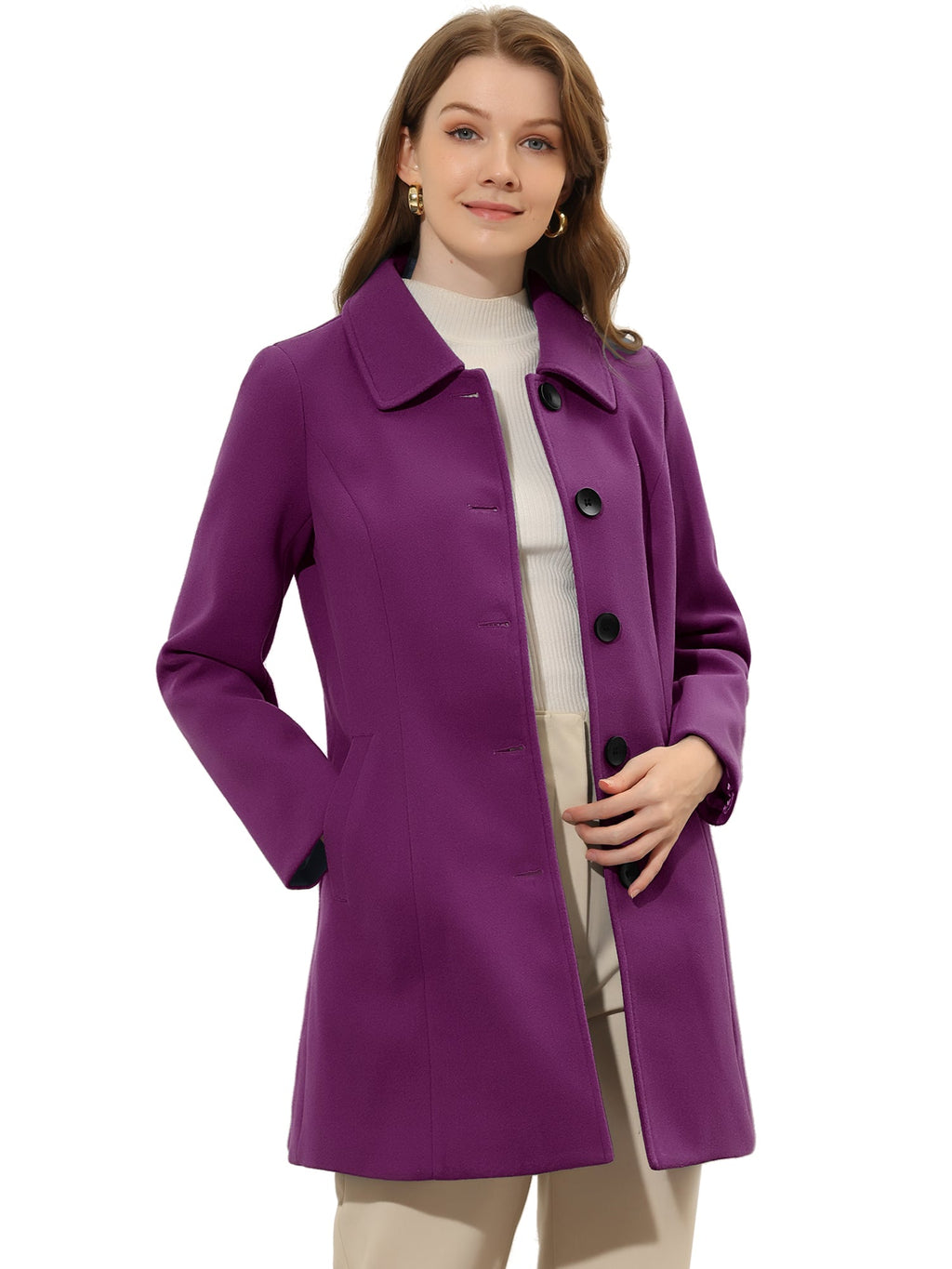 Low-Iron Mid-Length Coat