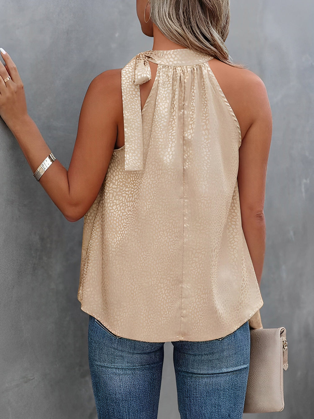 Leopard Sleeveless Casual Top