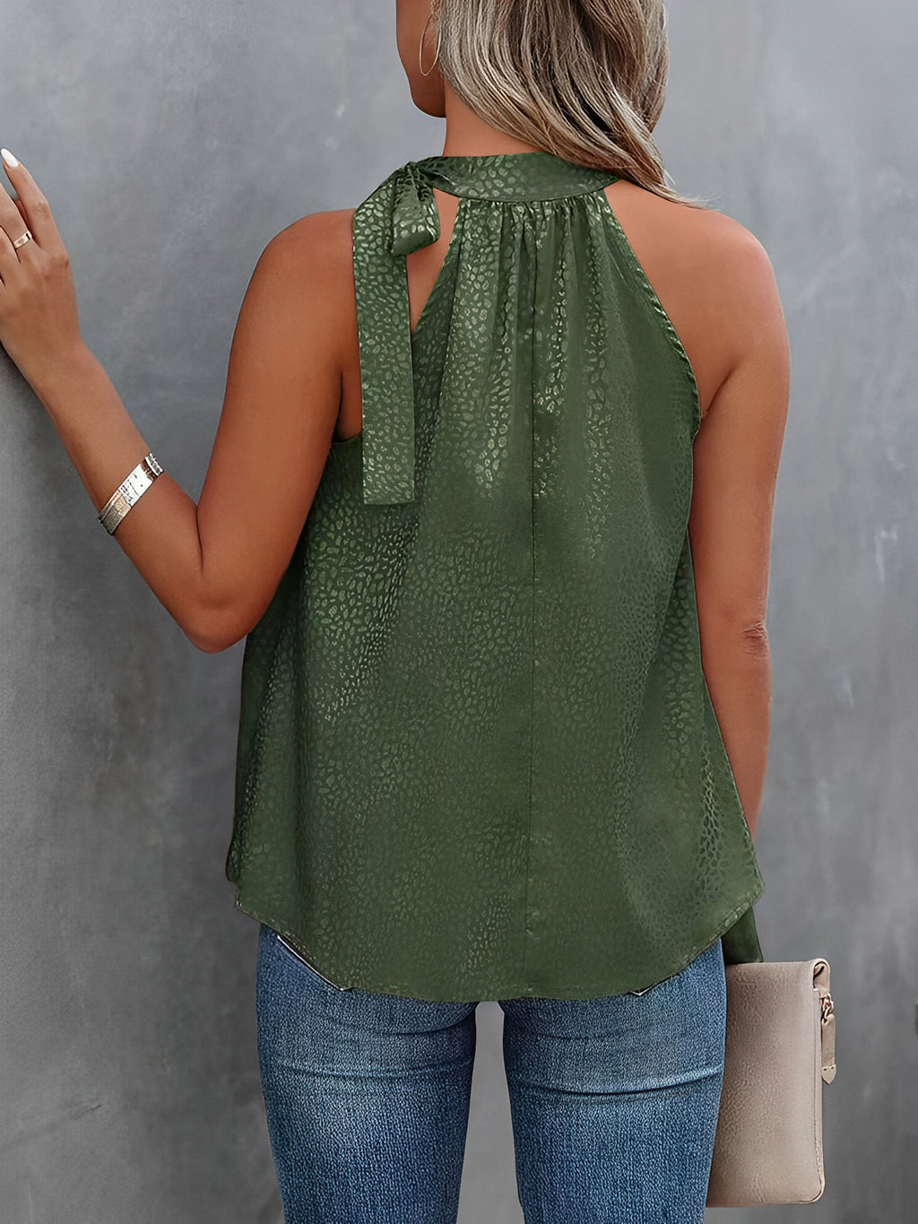 Leopard Sleeveless Casual Top