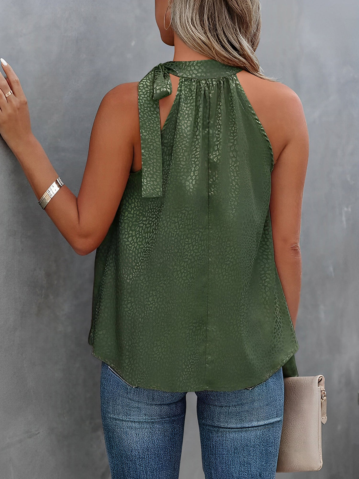 Leopard Sleeveless Casual Top