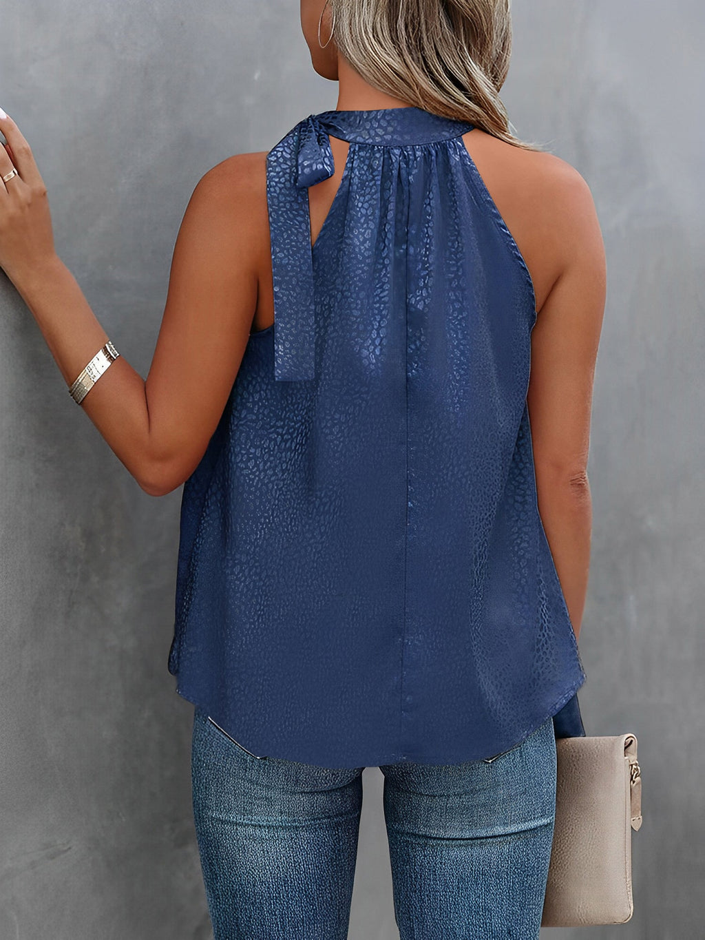 Leopard Sleeveless Casual Top